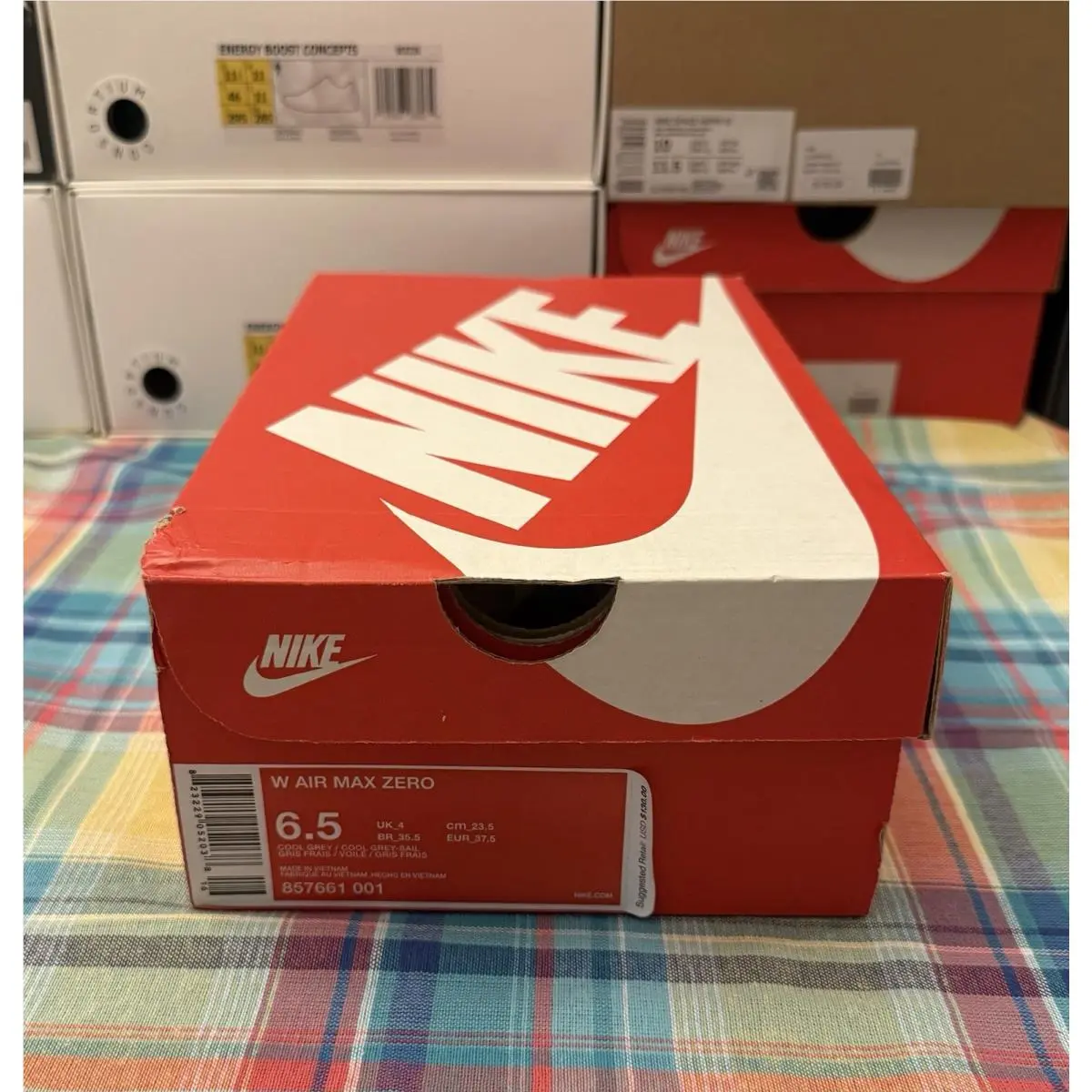 Nike shoes - Nike Air Max Zero - Air Max Zero - 857661-001 - Gray 9