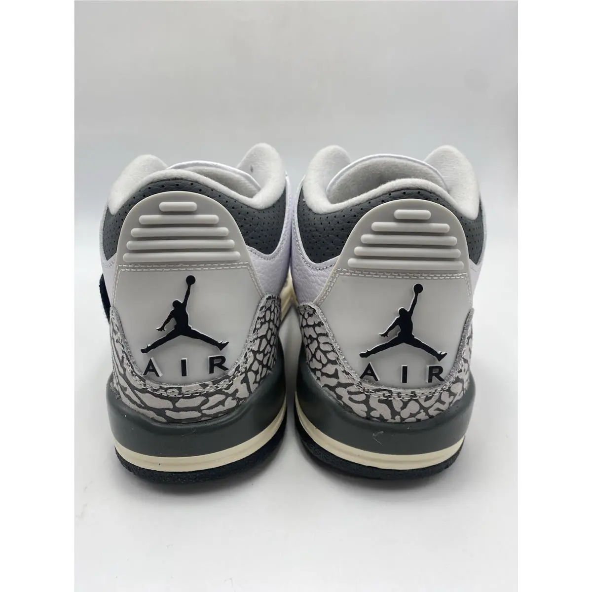 Nike shoes - Air Jordan 3 - Air - DX6665 100 - White/Black-Iron (UPC: 196604403696) 4