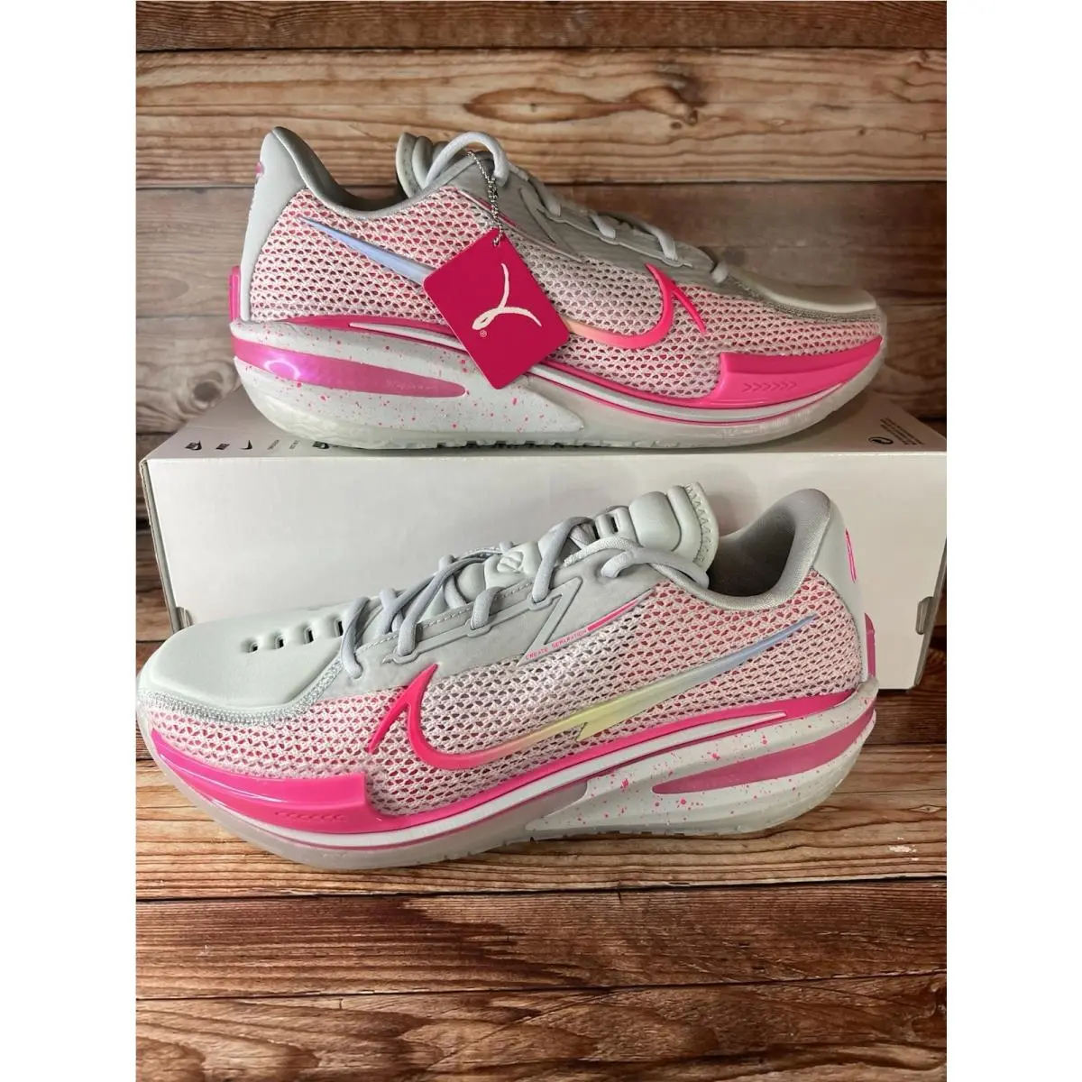 Nike Air Zoom GT Cut Think Pink Kay Yow CZ0175-008 Basketball Mens Size 10