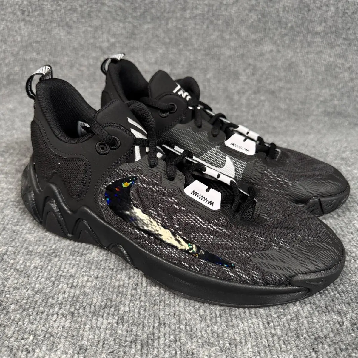 Nike Kids Youth 7 Giannis Immortality 2 Shoes Sneakers Black Lace Up DQ1943-003