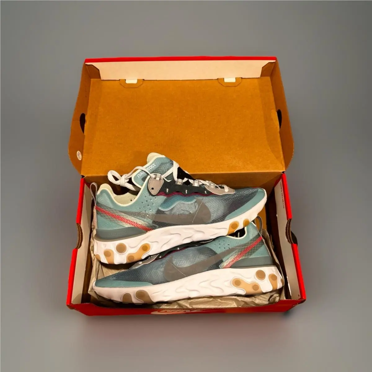Nike shoes - Nike React Element 87 - React Element - AQ1090-400 - Blue (UPC: 0886059759553) 2