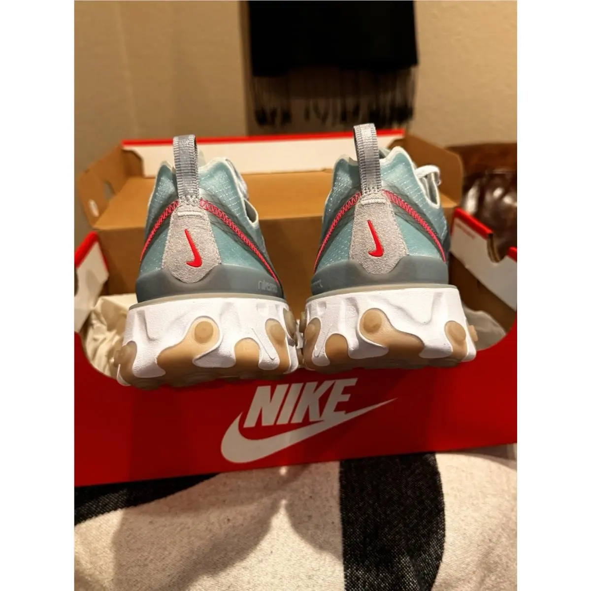 Nike shoes - Nike React Element 87 - React Element - AQ1090-400 - Blue (UPC: 0886059759553) 5