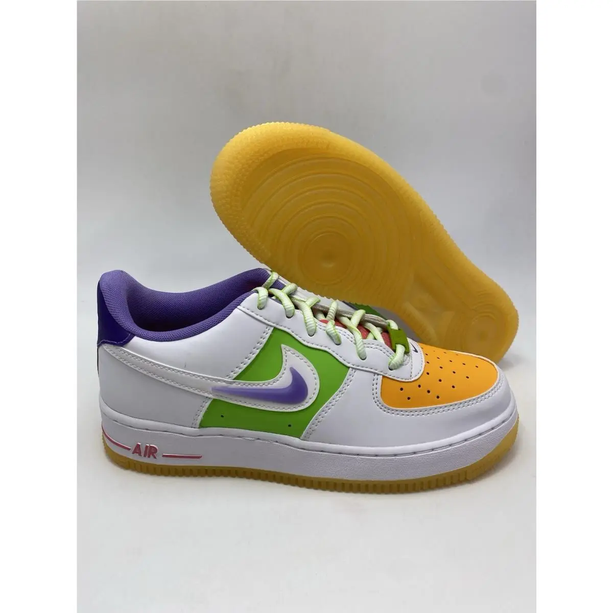 Nike Air Force 1 LV8 1 GS White Space Purple FD1035 100 Sz 6Y/Wmn`s Sz 7.5