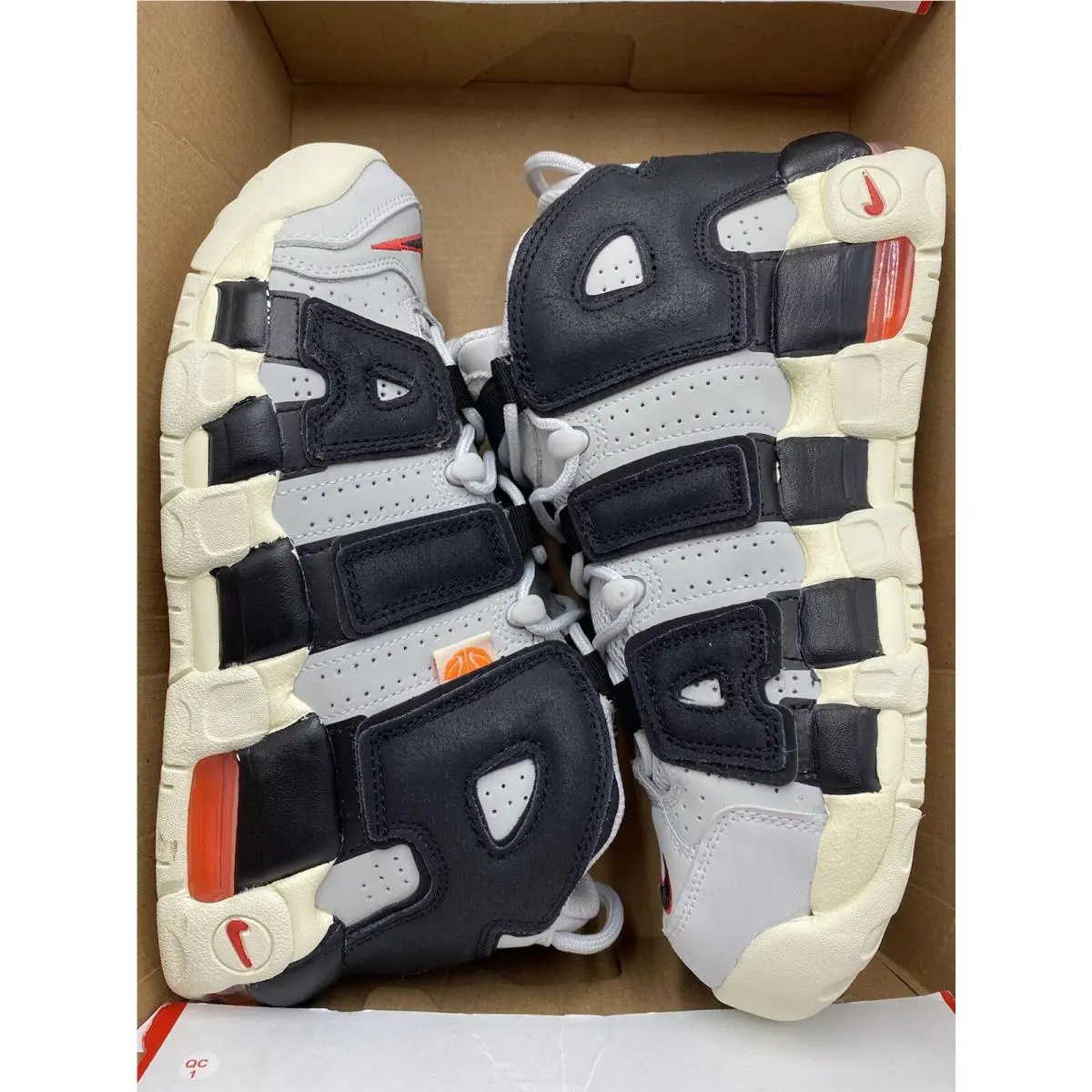 Nike shoes - Nike Air More Uptempo - Air More Uptempo - DX3360 001 - Orange/Black/University Red (UPC: 196149877631) 6
