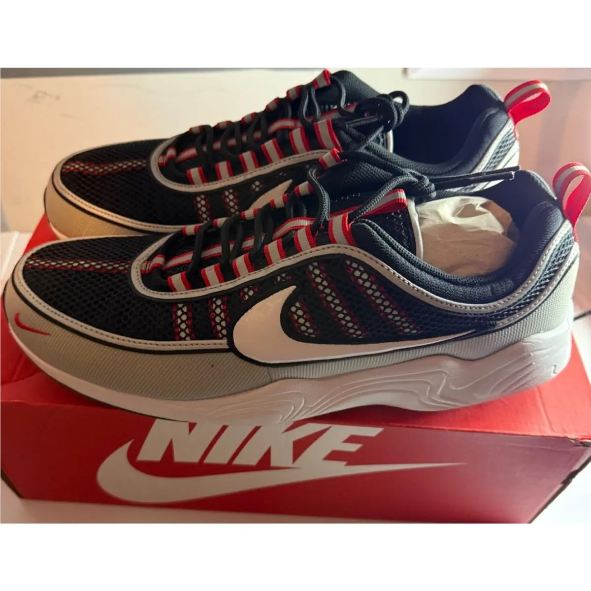 Nike shoes - Nike Air Zoom Spiridon - Air Zoom Spiridon - 926955-010 - GREY/BLACK/WHITE (UPC: 884500059610) 1
