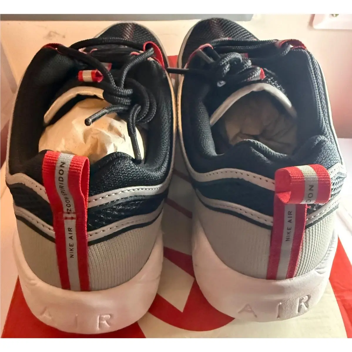 Nike shoes - Nike Air Zoom Spiridon - Air Zoom Spiridon - 926955-010 - GREY/BLACK/WHITE (UPC: 884500059610) 2