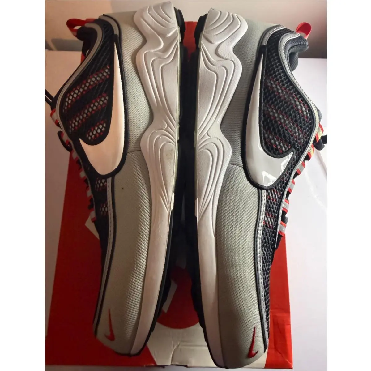 Nike shoes - Nike Air Zoom Spiridon - Air Zoom Spiridon - 926955-010 - GREY/BLACK/WHITE (UPC: 884500059610) 4