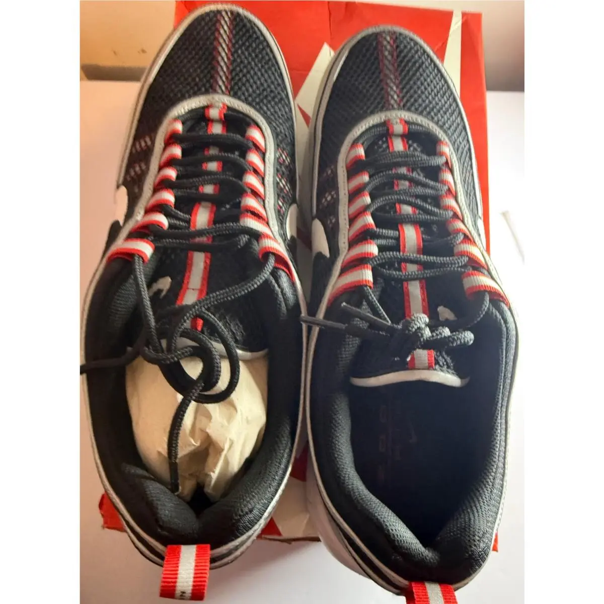 Nike shoes - Nike Air Zoom Spiridon - Air Zoom Spiridon - 926955-010 - GREY/BLACK/WHITE (UPC: 884500059610) 6