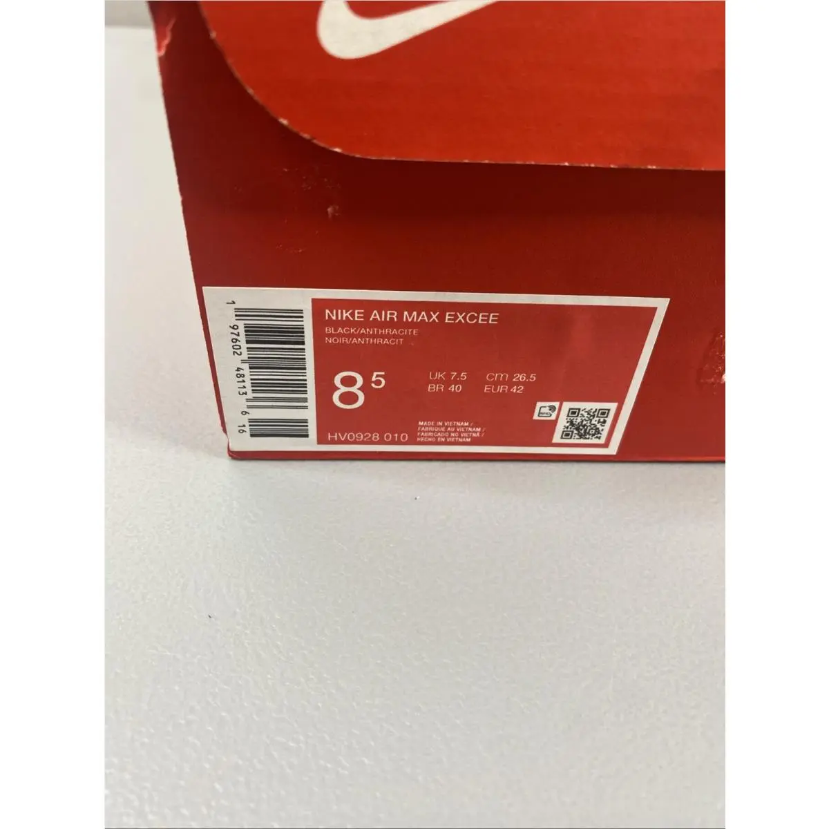 Nike shoes - Nike Air Max Excee - Air Max Excee - HV0928-010 - Black, Manufacturer: Black / Anthracite / Gum (UPC: 197602481136) 13