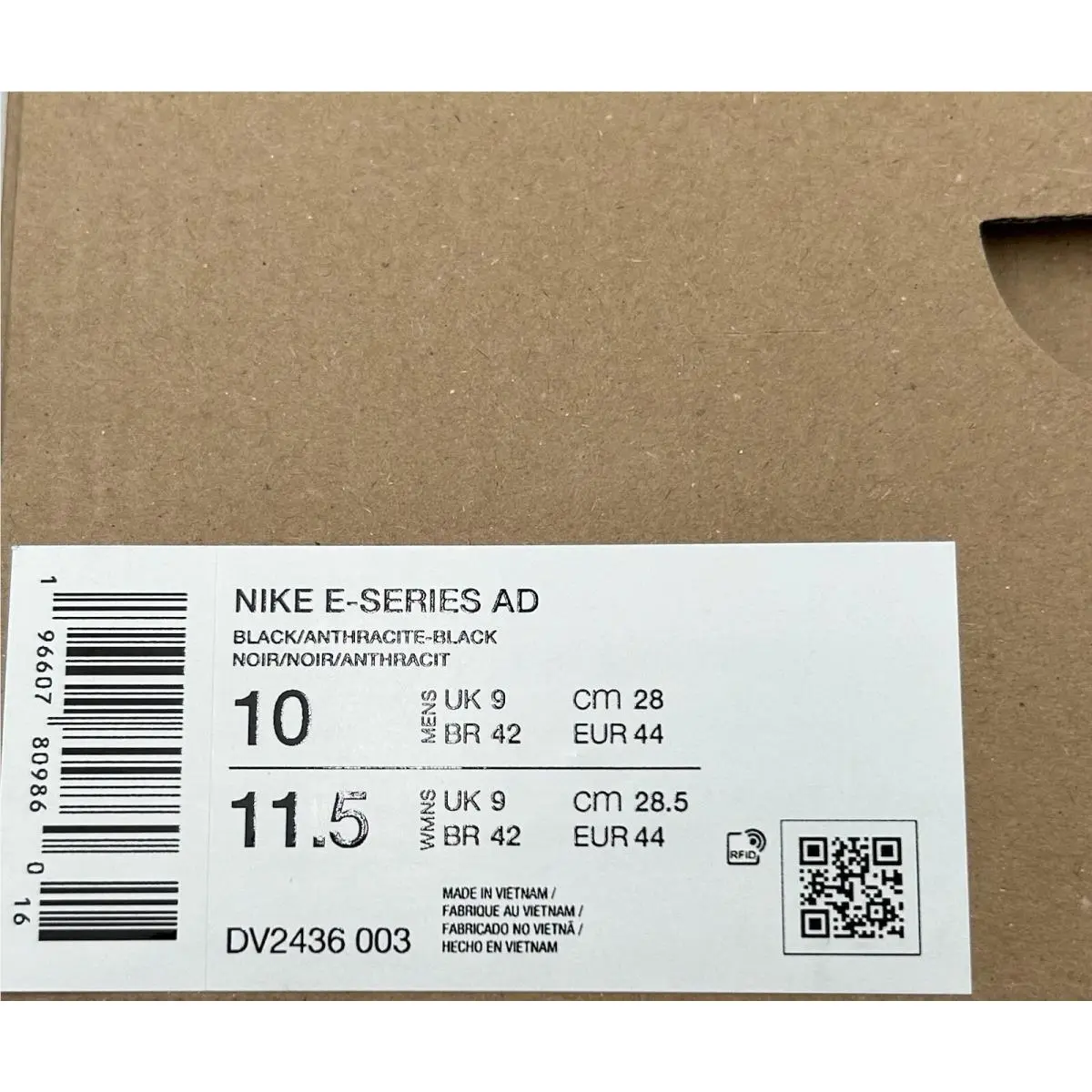 Nike shoes - Nike E-Series AD - DV2436-003 - Black (UPC: 196607809860) 6