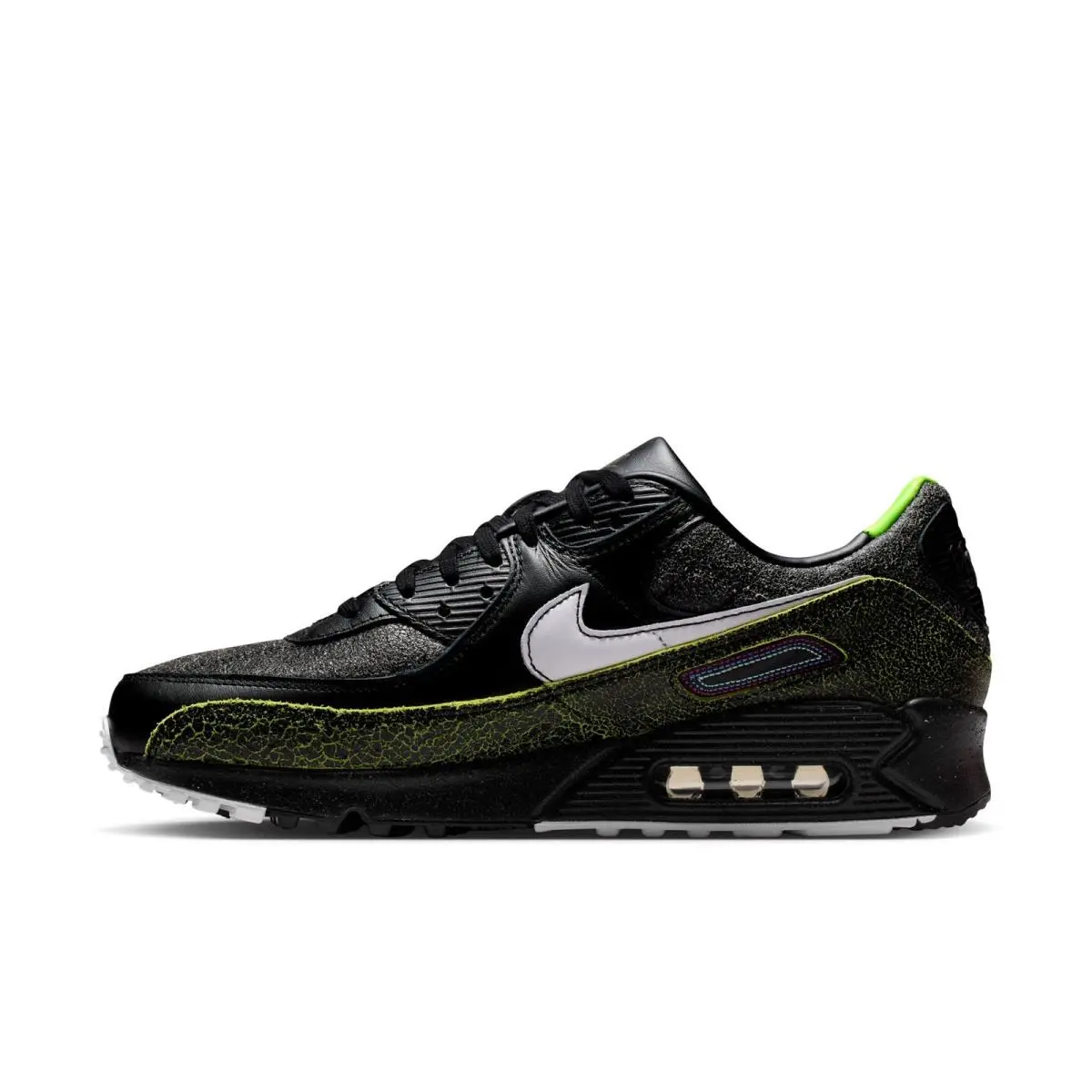 Nike shoes - BLACK/WHITE-BLACK-VOLTAGE GREEN 3