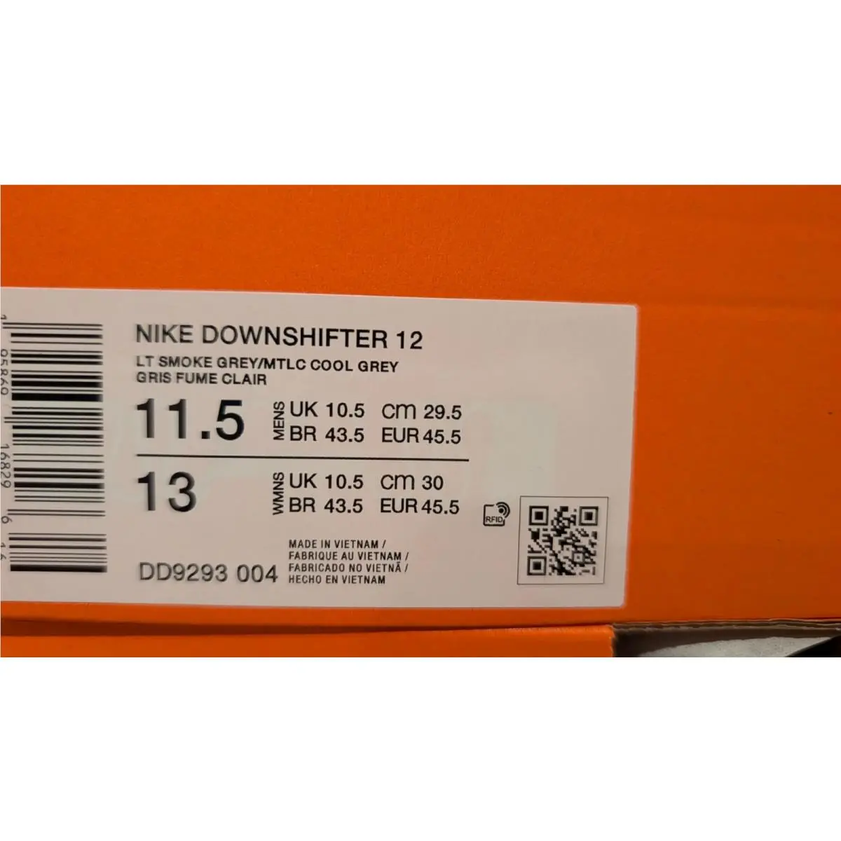 Nike shoes - Nike Downshifter 12 - Downshifter - Light Smoke Grey 4