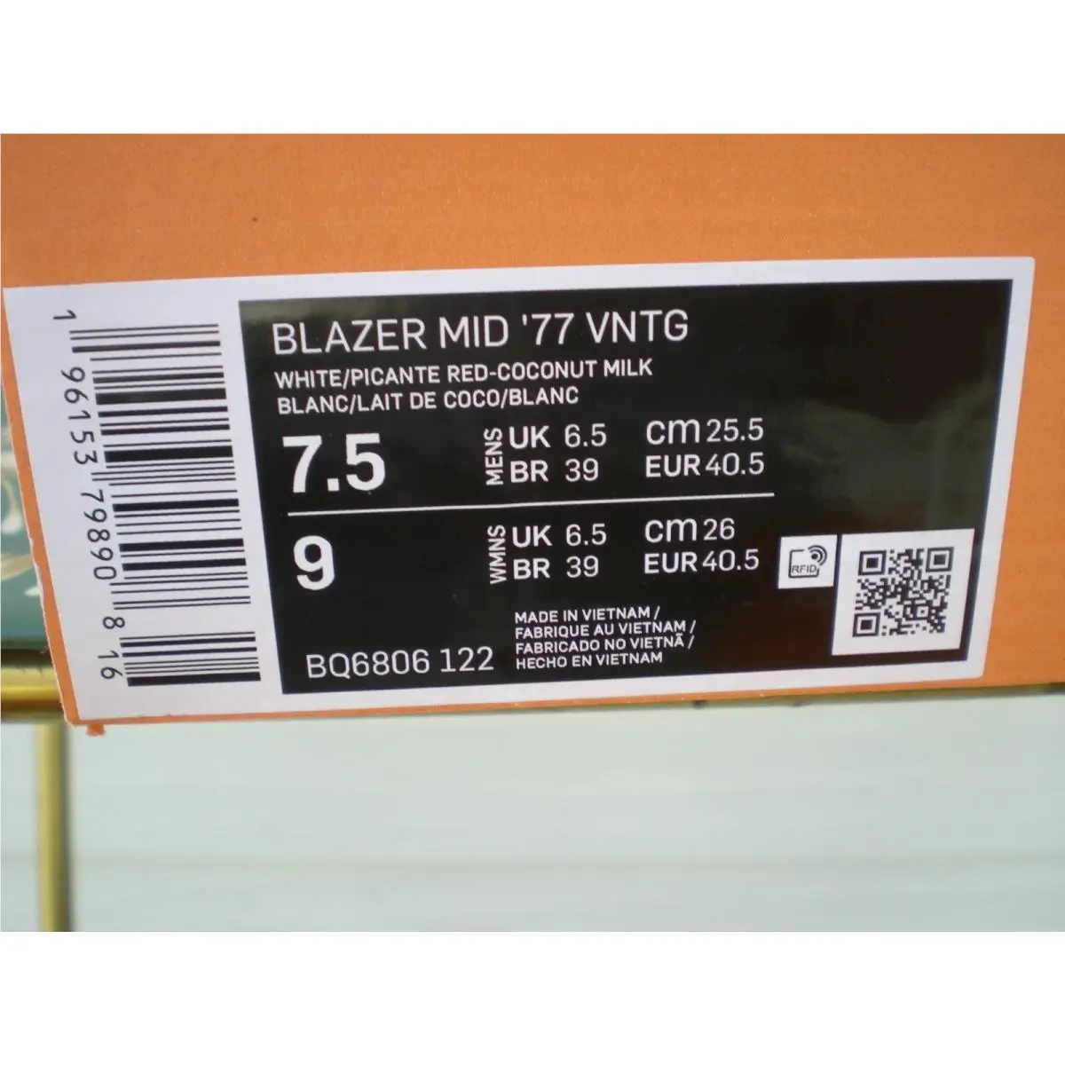 Nike shoes - Nike Blazer - Blazer - BQ6806-122 - White, Main: White 2