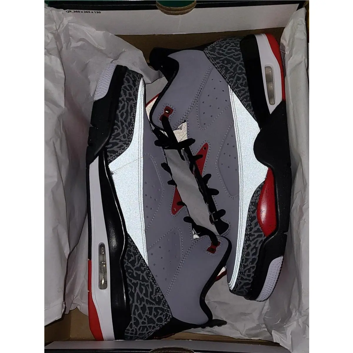 Nike Air Jordan Son of Mars Low Grey Red Black 580603-004 Mens Size 11