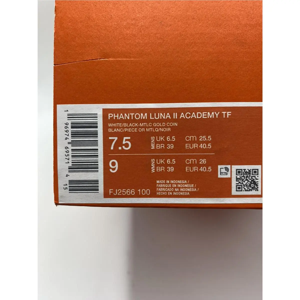 Nike shoes - Nike Phantom Luna - Phantom Luna - FJ2566 100 - White/Black-Mtlc Gold Coin (UPC: 196974695714) 6