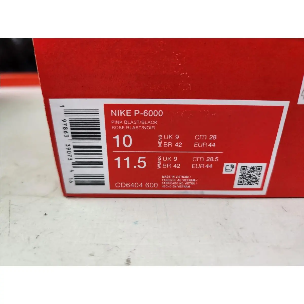Nike shoes - Nike P-6000 - Black/Pink 6