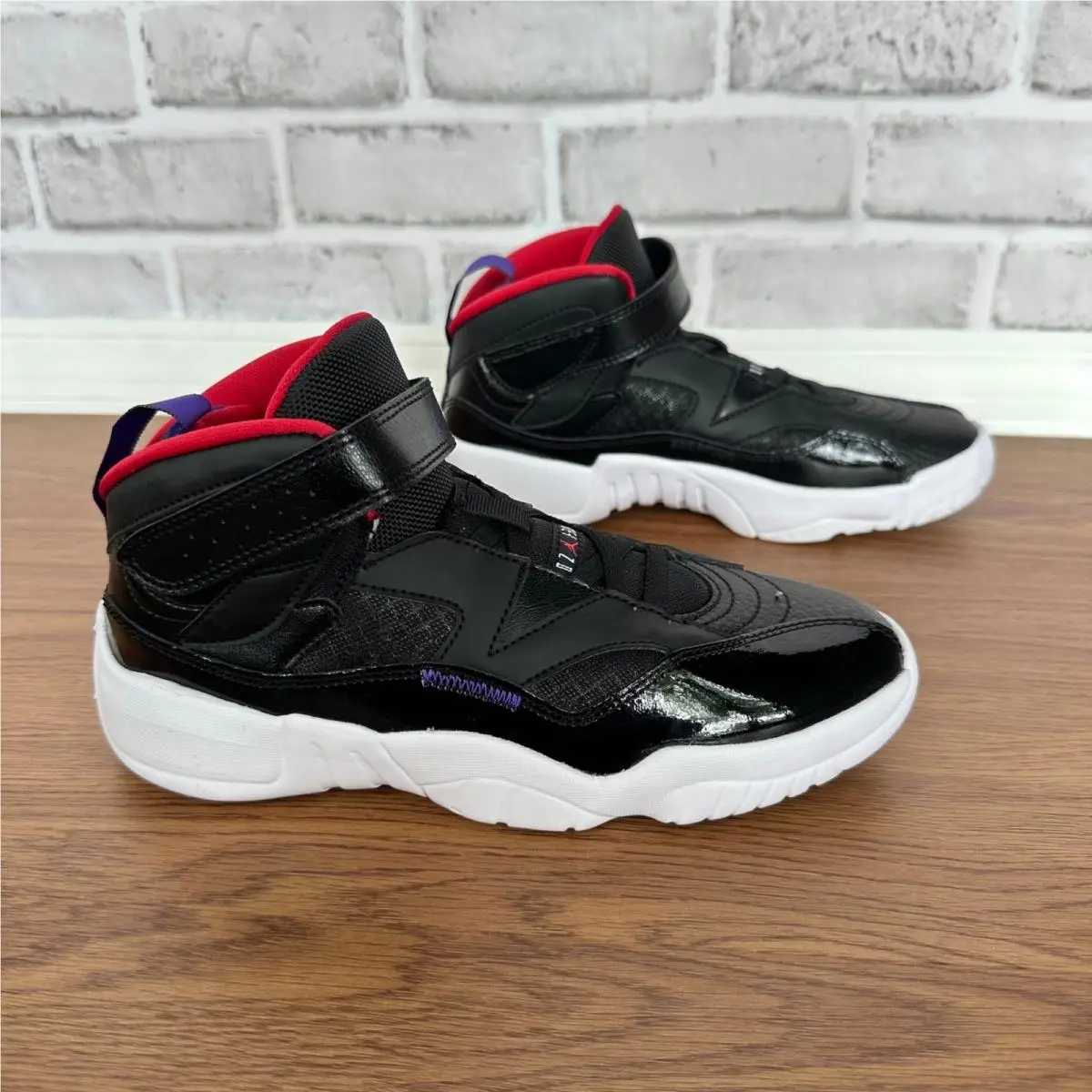 Nike Air Jordan 6 Rings Toddler Boys 3Y Athletic Shoes Black Red DQ8432-001