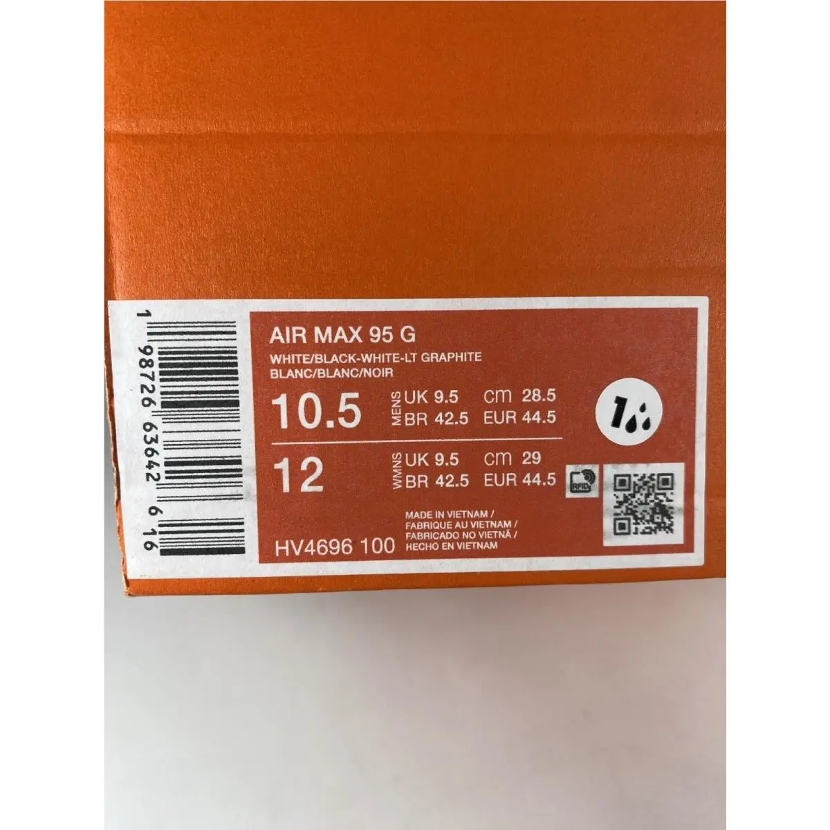 Nike shoes - Nike Air Max - Air Max - HV4696 100 - White/Blacl-LT Graphite (UPC: 198726636426) 8