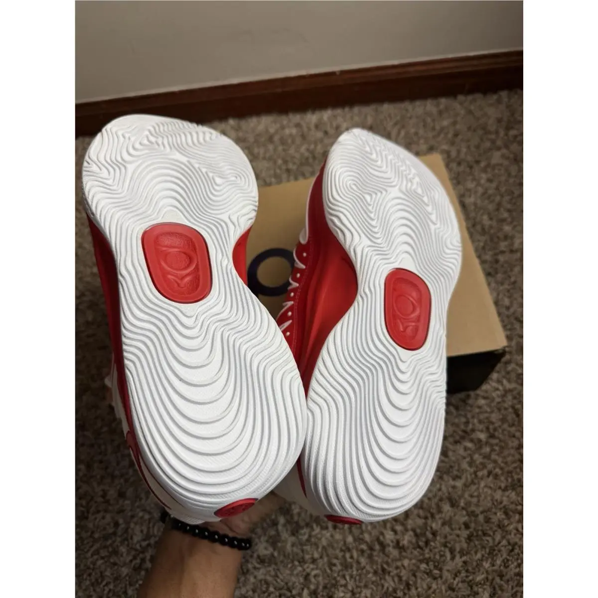 Nike shoes - Nike KD 18 - IM0634-104 - White/University Red 8