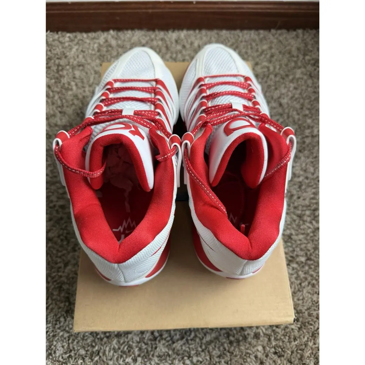 Nike shoes - Nike KD 18 - IM0634-104 - White/University Red 2