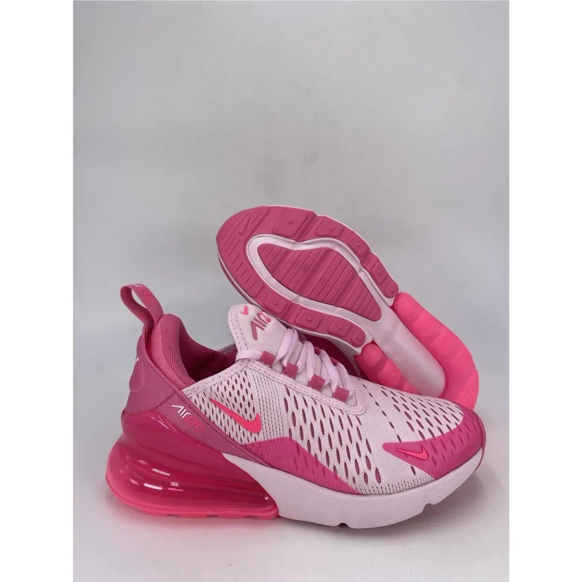 Nike Air Max 270 BG Pink Foam Hyper Pink Pinksicle IQ9154 663 Size 3.5Y