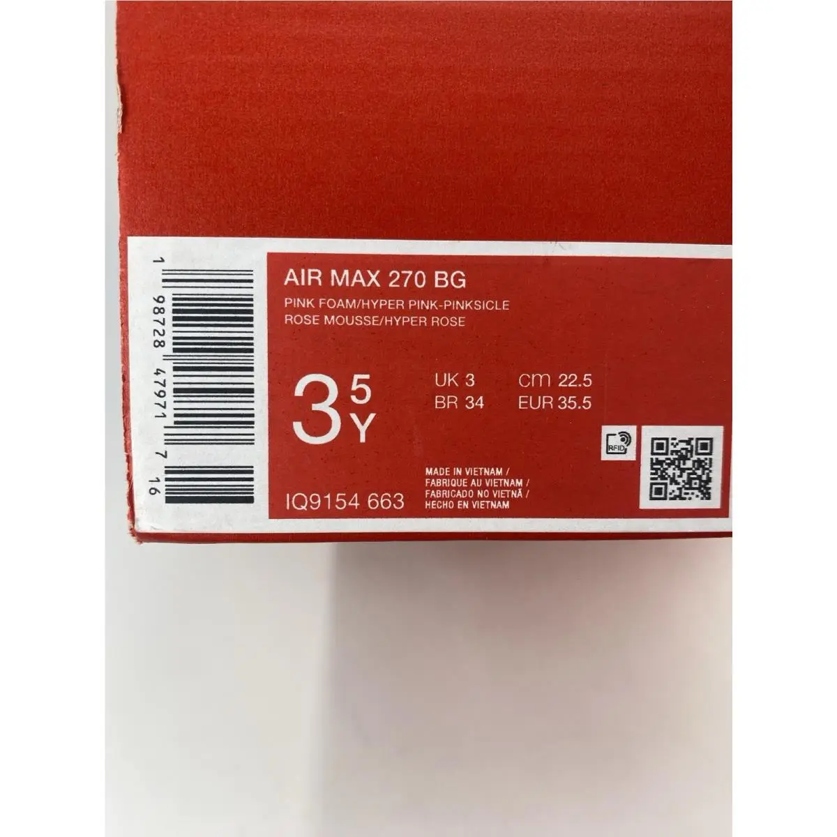 Nike shoes - Nike Air Max 270 - Air Max - IQ9154 663 - Pink Foam/Hyper Pink-Pinksicle (UPC: 198728479717) 8