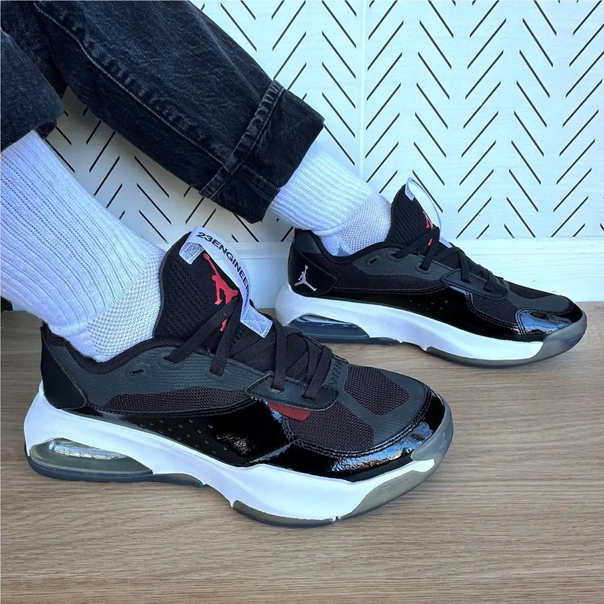 ⭐rare Nike Jordan Air 200E Sneakers Shoes Athletic Sneakers 9.5 Black DC9836-001