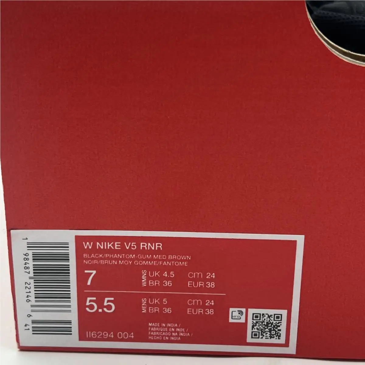 Nike shoes - Nike V5 RNR - RNR - Black 6