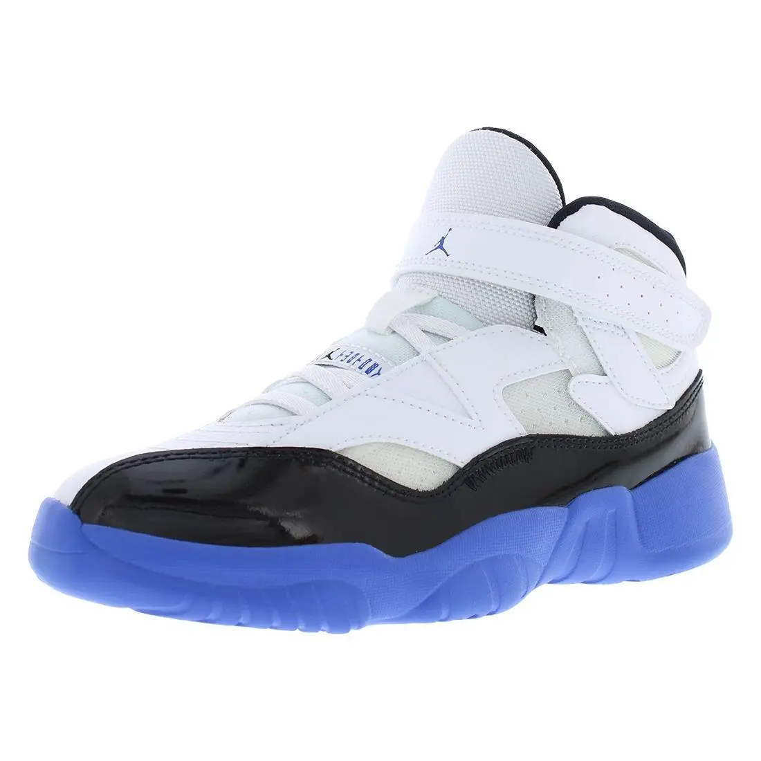 Jumpman Two Trey PS Boys Shoes Size 2 Color: White/game Royal/black by Nike