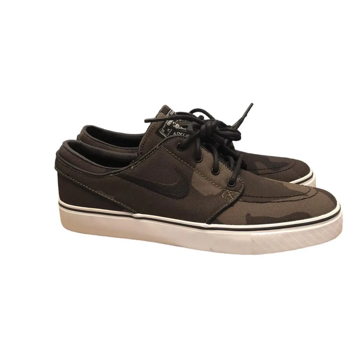 Nike SB Zoom Air Stefan Janoski Shoes Mens 6 Women 7.5 Iguana Black Sneakers