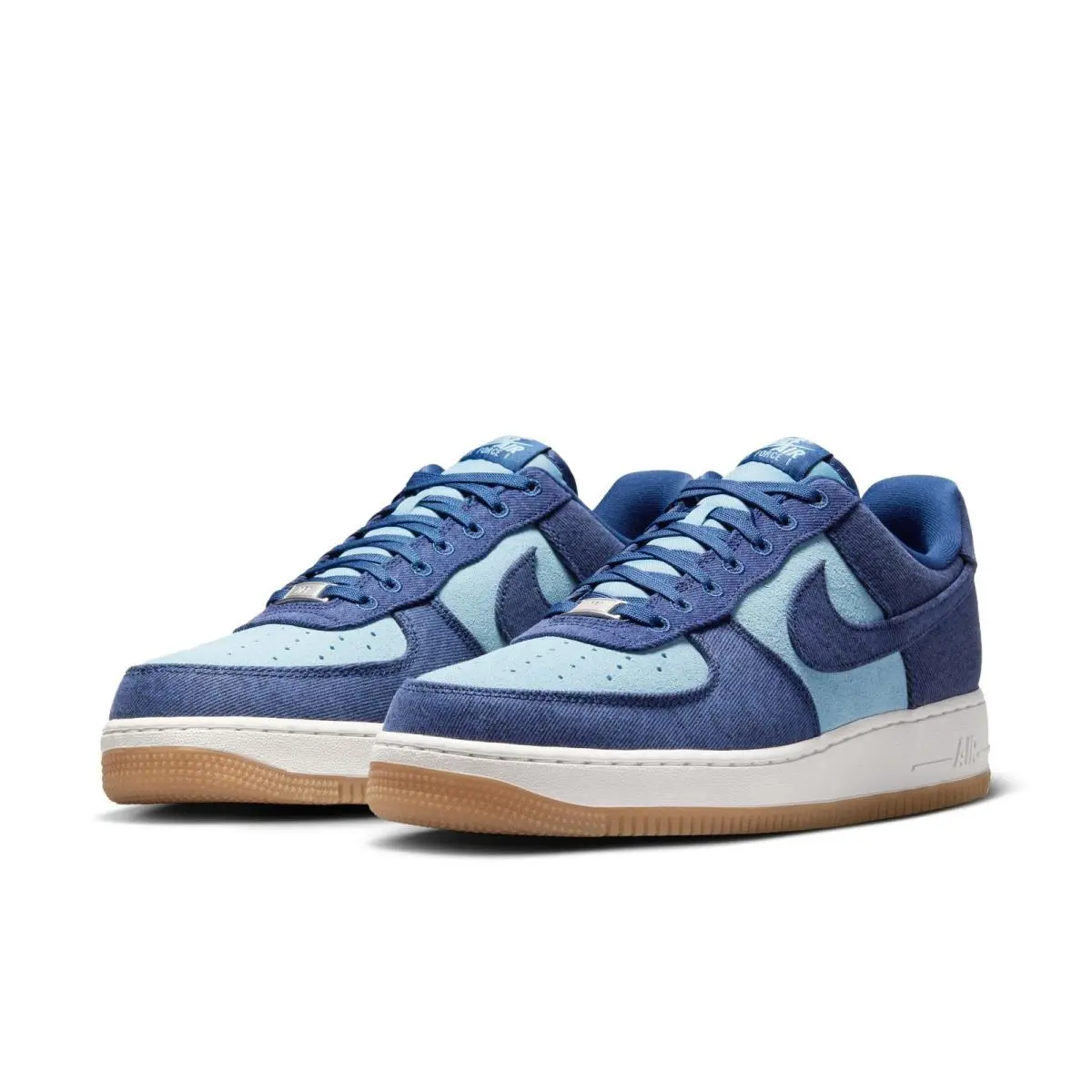 Mens Nike Air Force 1 07 LV8 Denim IR0951-400 Sneaker Athletic New-size 8.5