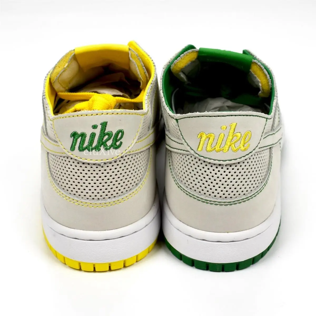 Nike shoes - Nike Sb Dunk Low - Dunk Low - AR1399-113 - Gray, Manufacturer: White/White-Aloe Verde 5