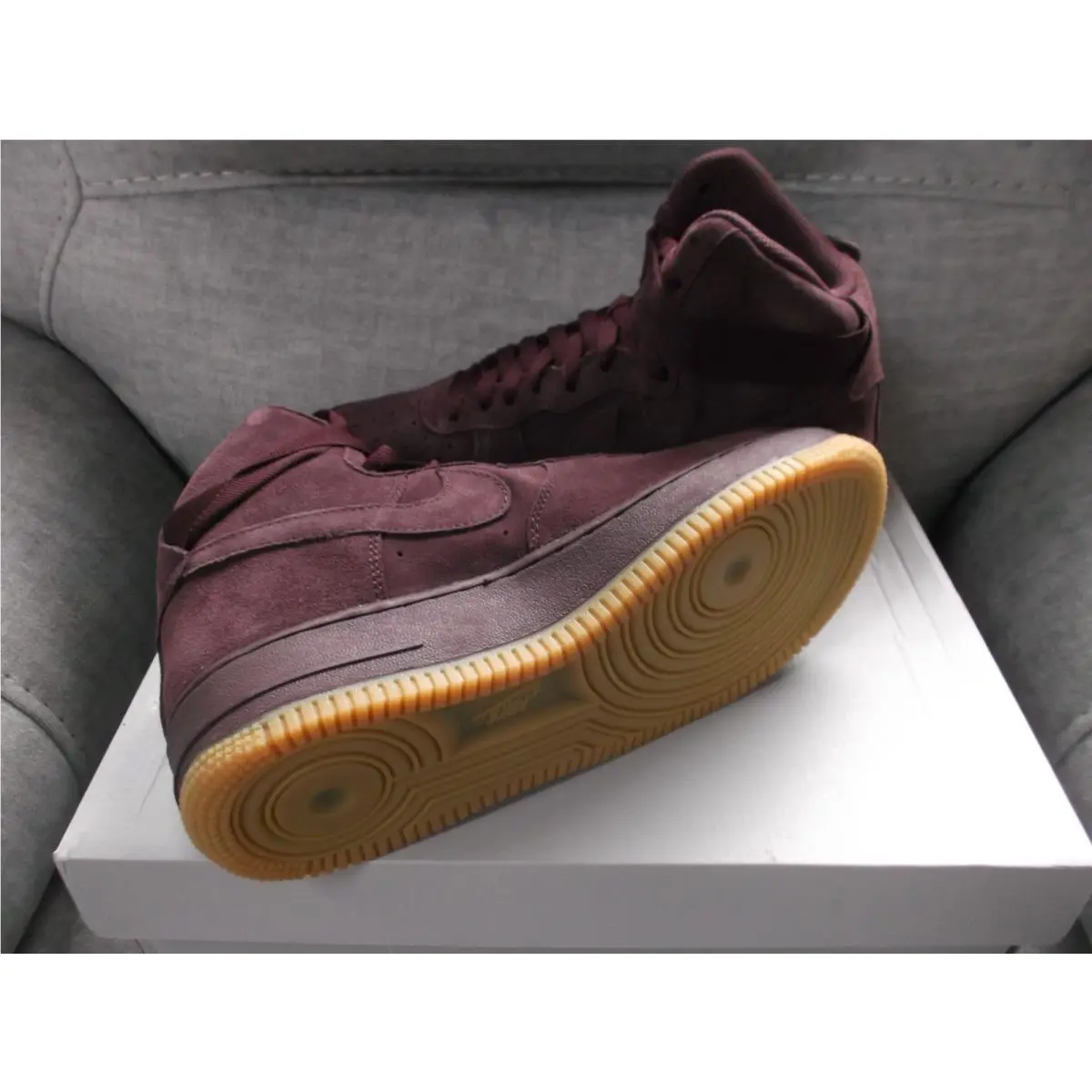 Nike shoes - Air Force 1 High LV8 (GS) - 807617-600 - Red (UPC: 666003250493) 1