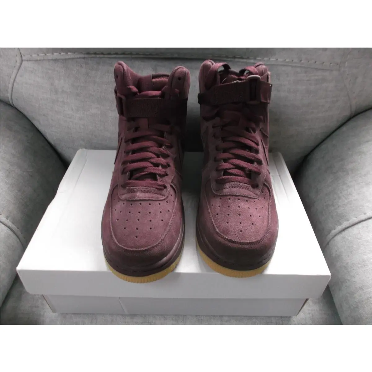 Nike shoes - Air Force 1 High LV8 (GS) - 807617-600 - Red (UPC: 666003250493) 3