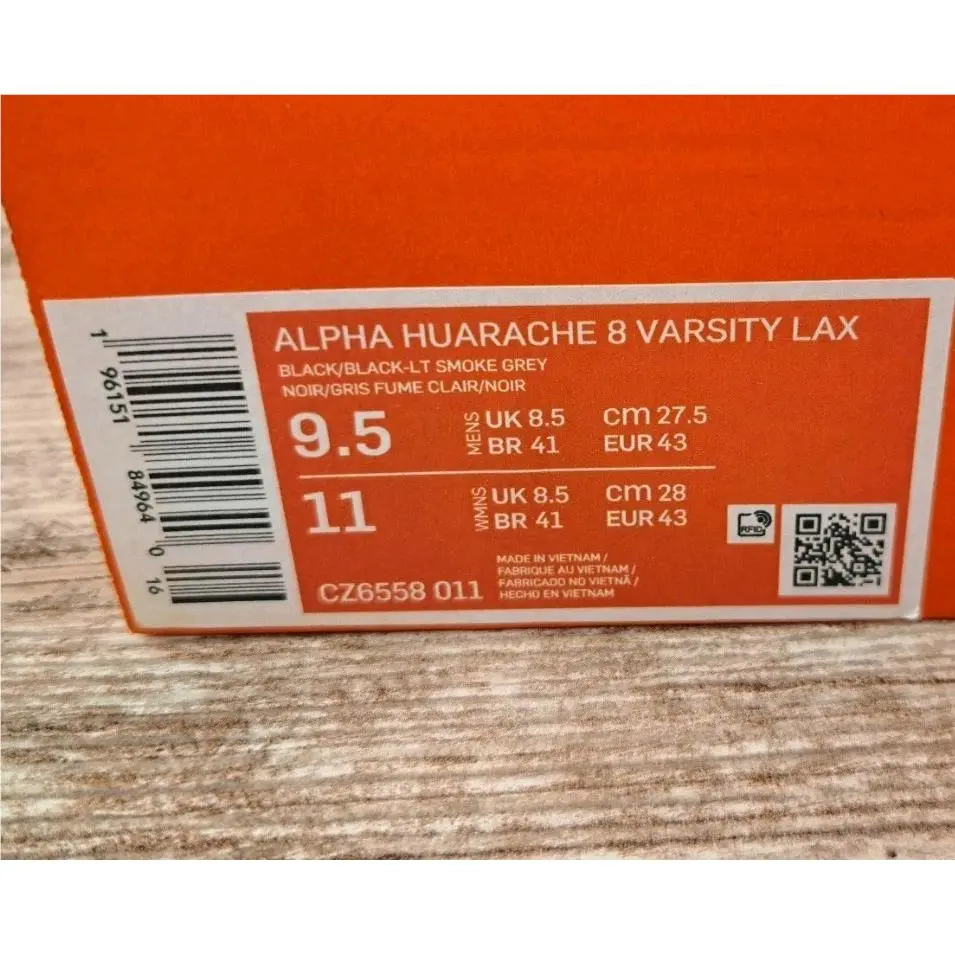 Nike shoes - Nike Alpha Huarache - Alpha Huarache - CZ6558-011 - Black 6
