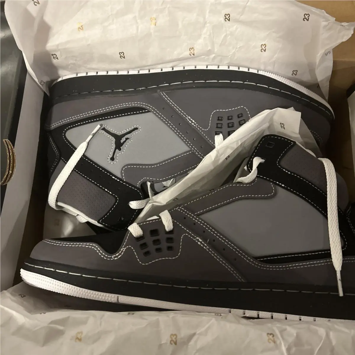 Nike shoes - Jordan 1 Flight - Flight - 372704-002 - Gray 6