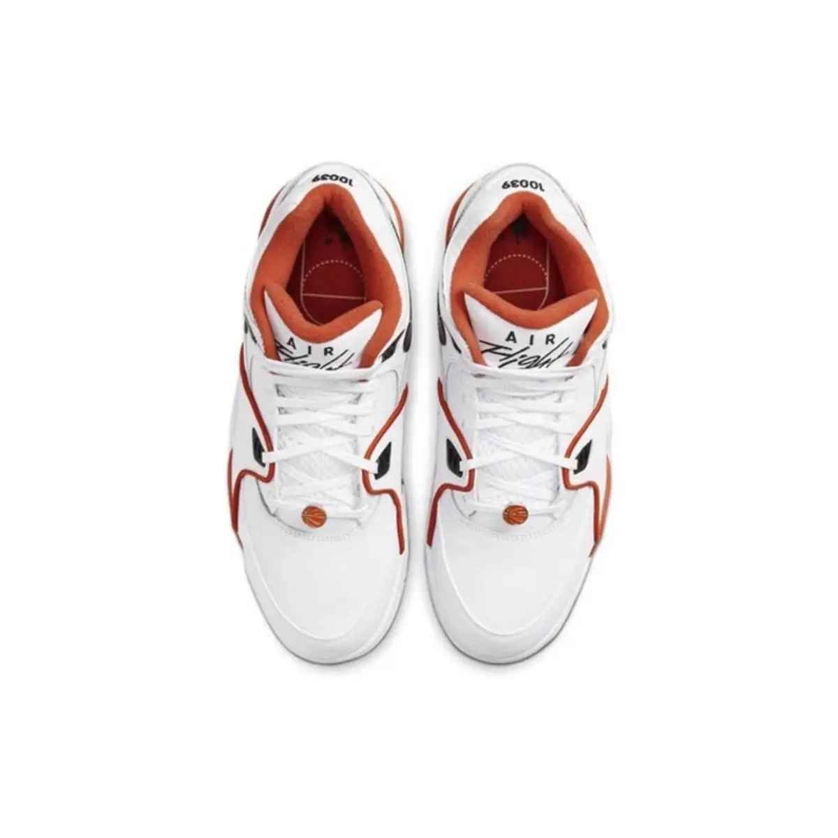 Nike shoes - Nike Air Flight 89 EMB - CZ6097-100 - White/Team Orange/Black 2
