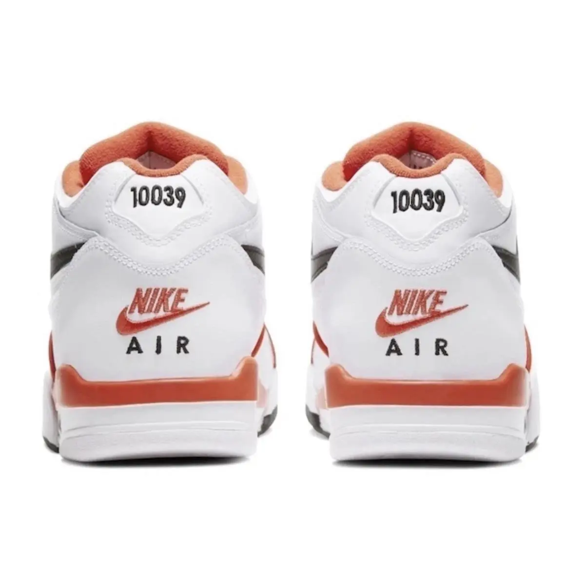 Nike shoes - Nike Air Flight 89 EMB - CZ6097-100 - White/Team Orange/Black 3
