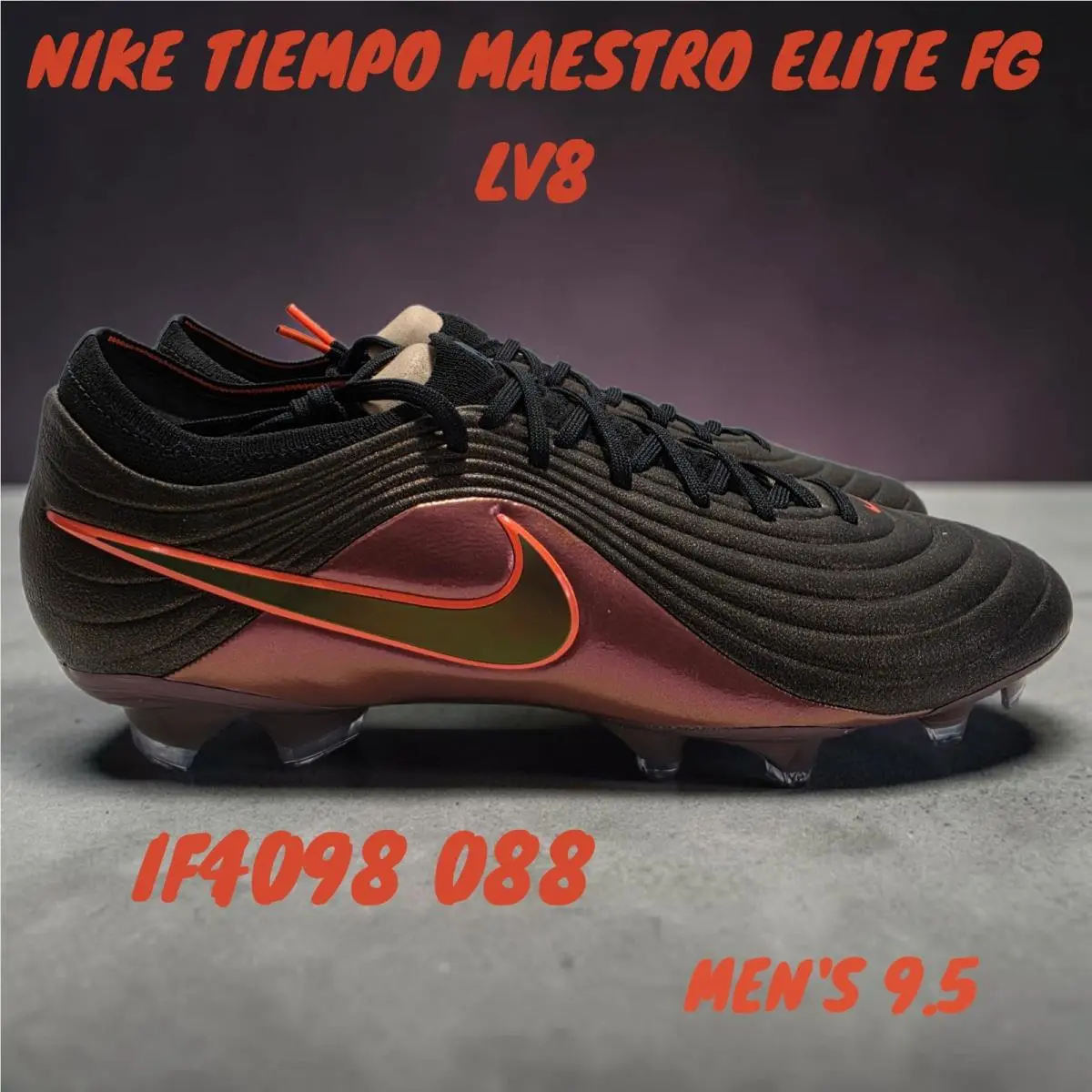 Nike Tiempo Maestro FG LV8 Elite Only Pack Soccer Cleats IF4098-088 Men`s Sz 9.5