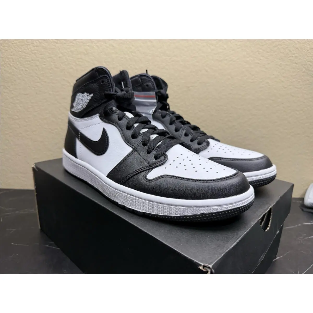 Nike Air Jordan 1 Retro High Golf Black White - Size 10