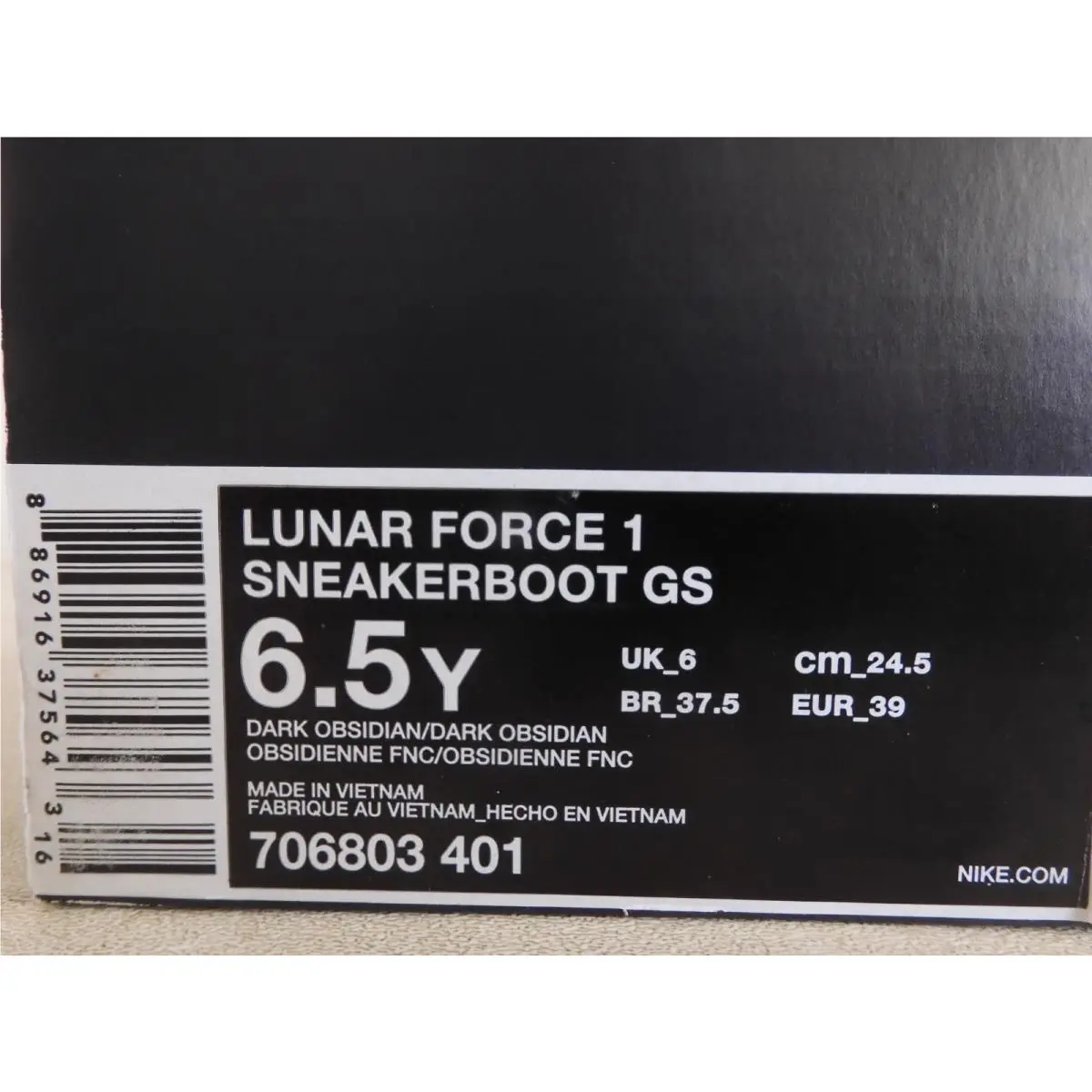 Nike shoes - Nike Lunar Force 1 - Lunar Force - 706803 401 - Blue (UPC: 886916375643) 6