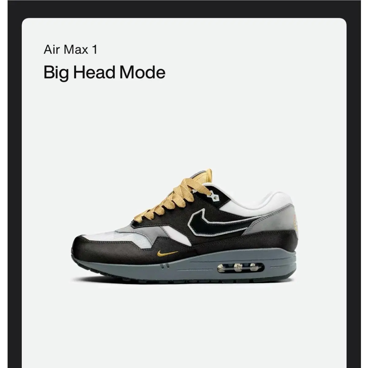 Nike shoes - Nike Air Max 1 - Air Max - HV5776-200 - Brown, Manufacturer: Black And Grey 1