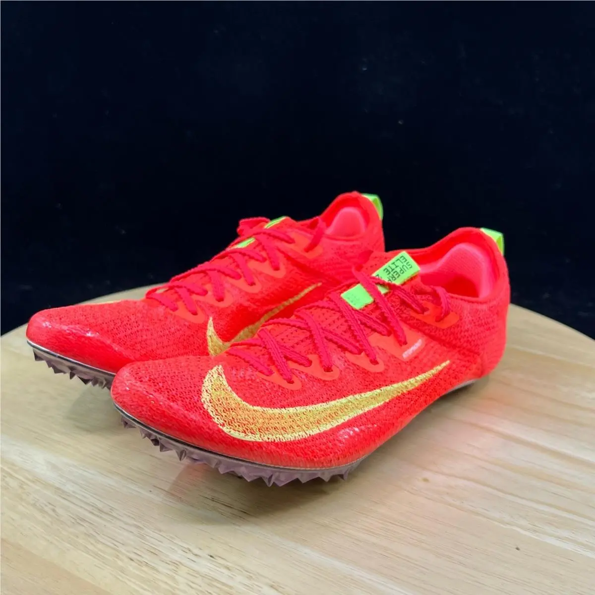 Nike Superfly Elite 2 Track Spikes Mens Size 9.5 Solar Red FZ9662-600