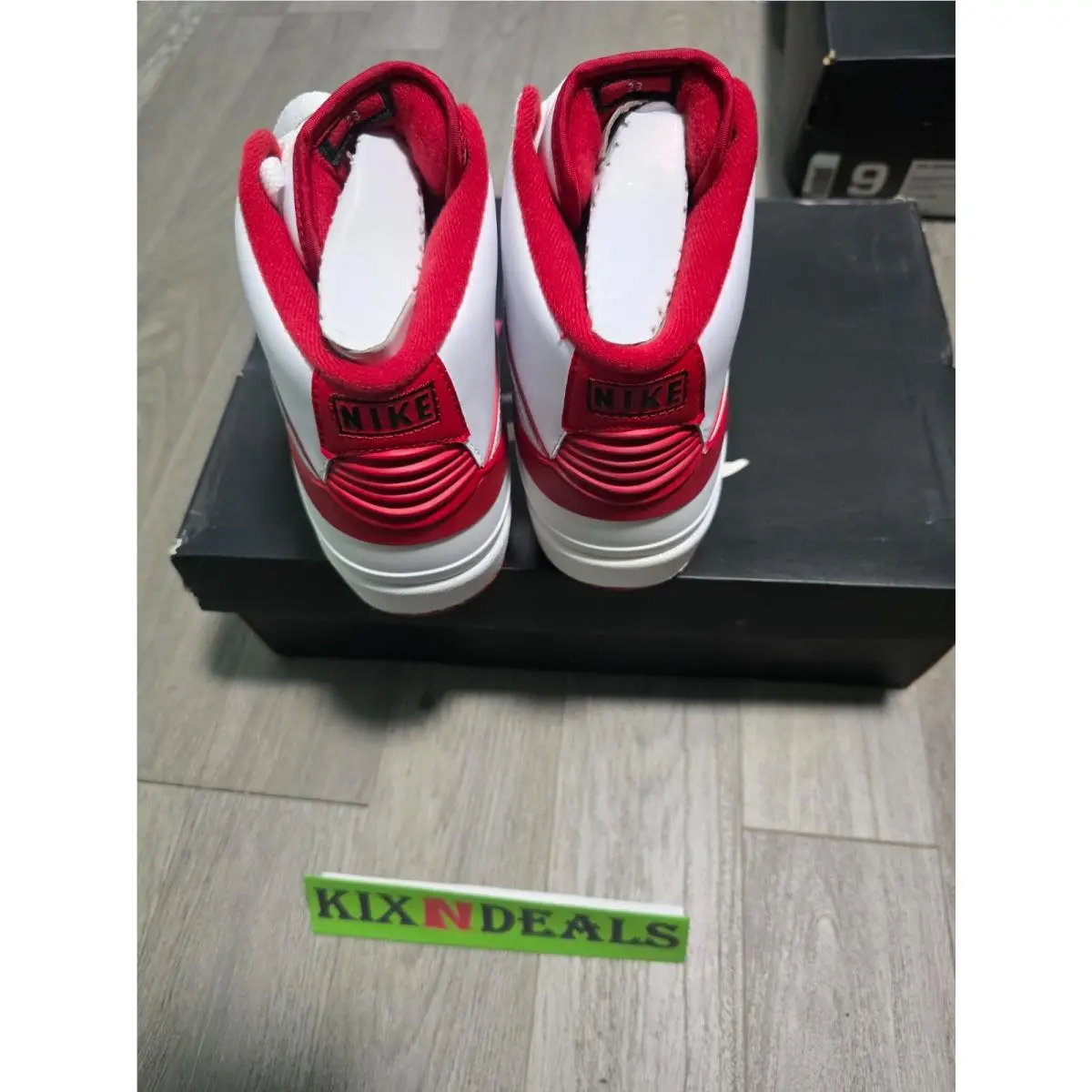 Nike shoes - Air Jordan 2 - Air - 385475-102 - White, Manufacturer: White/Black-Vrsty Red-Cmnt Gry (UPC: 0883153311199) 11
