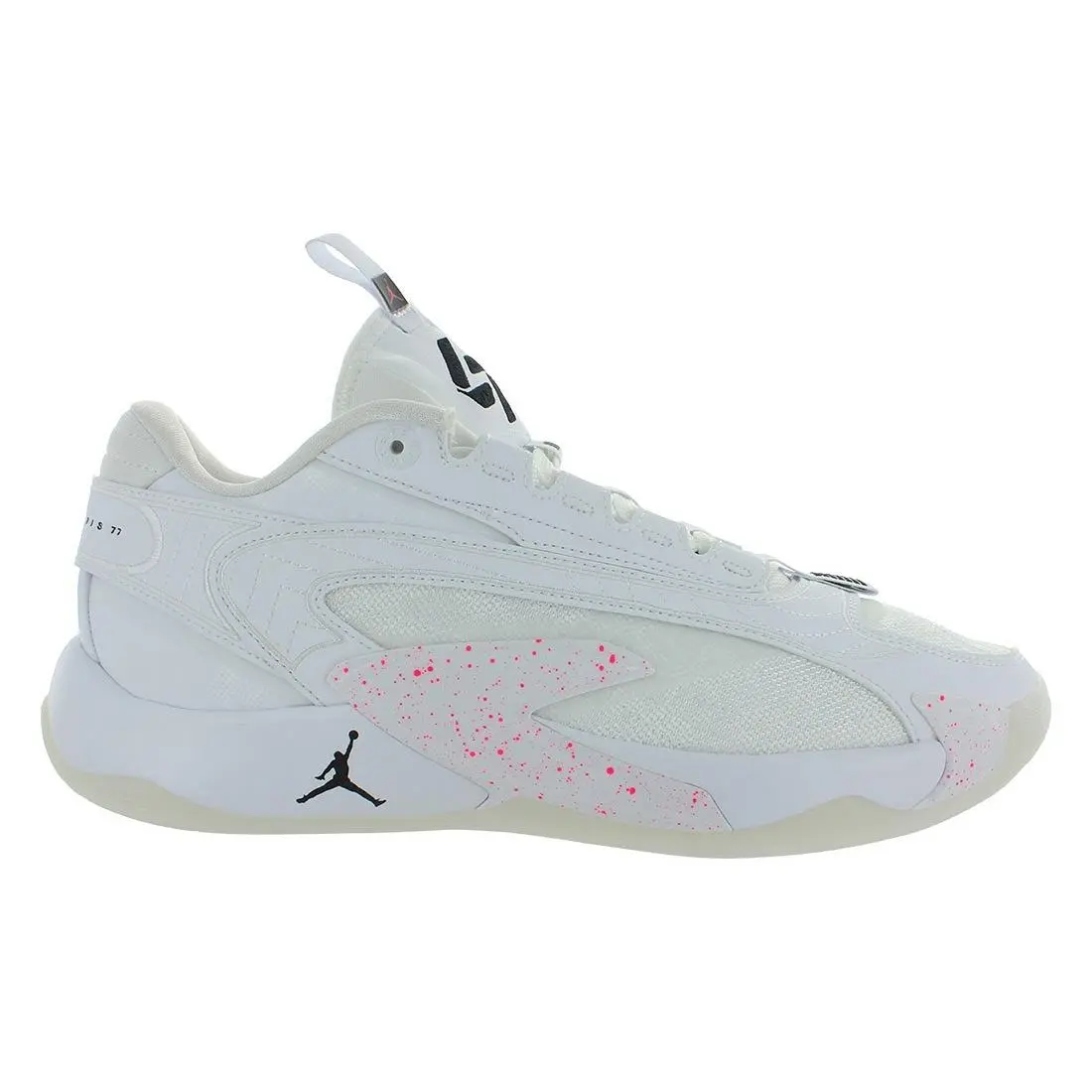 Nike Jordan Luka 2 Unisex Shoes Size 11 Color: White/black Hyoer Pink - White/Black Hyoer Pink, Main: White