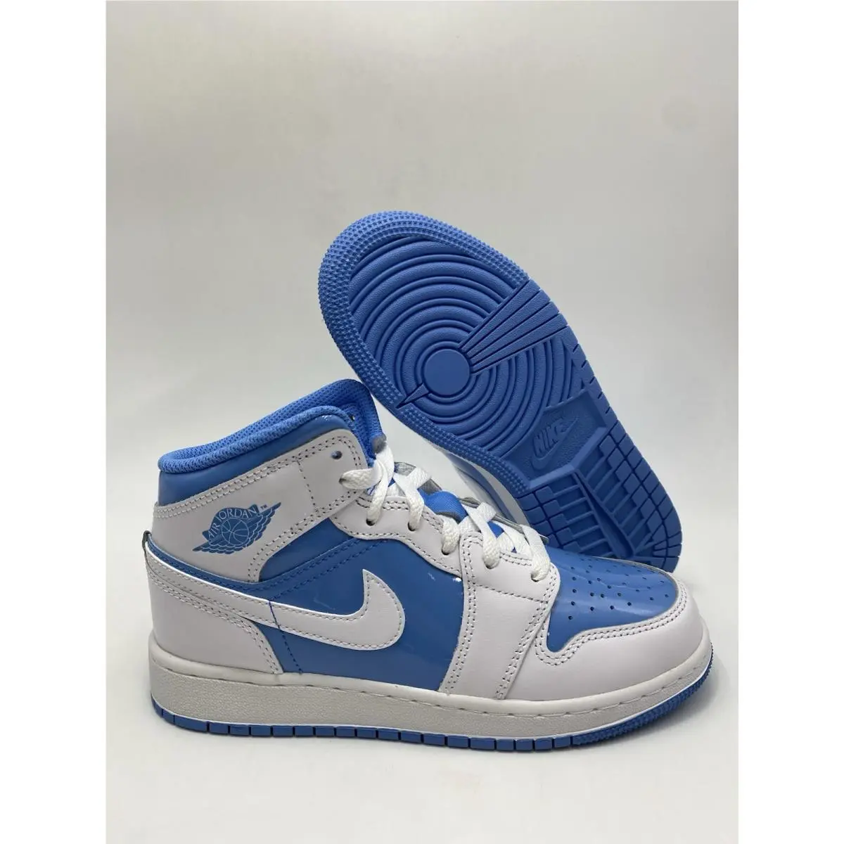 Nike Air Jordan 1 Mid SE GS White Legend Blue FZ3933 114 Size 7Y