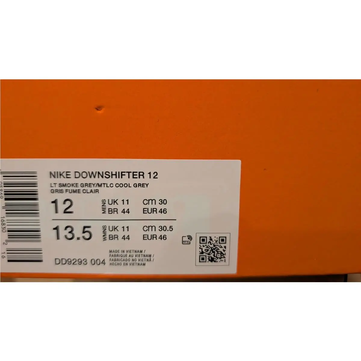 Nike shoes - Nike Downshifter 12 - Downshifter - Light Smoke Grey 4