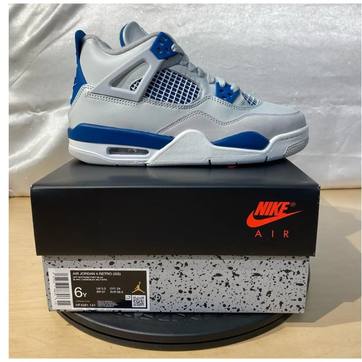 Nike Jordan 4 Retro “military Industrial Blue” Y6