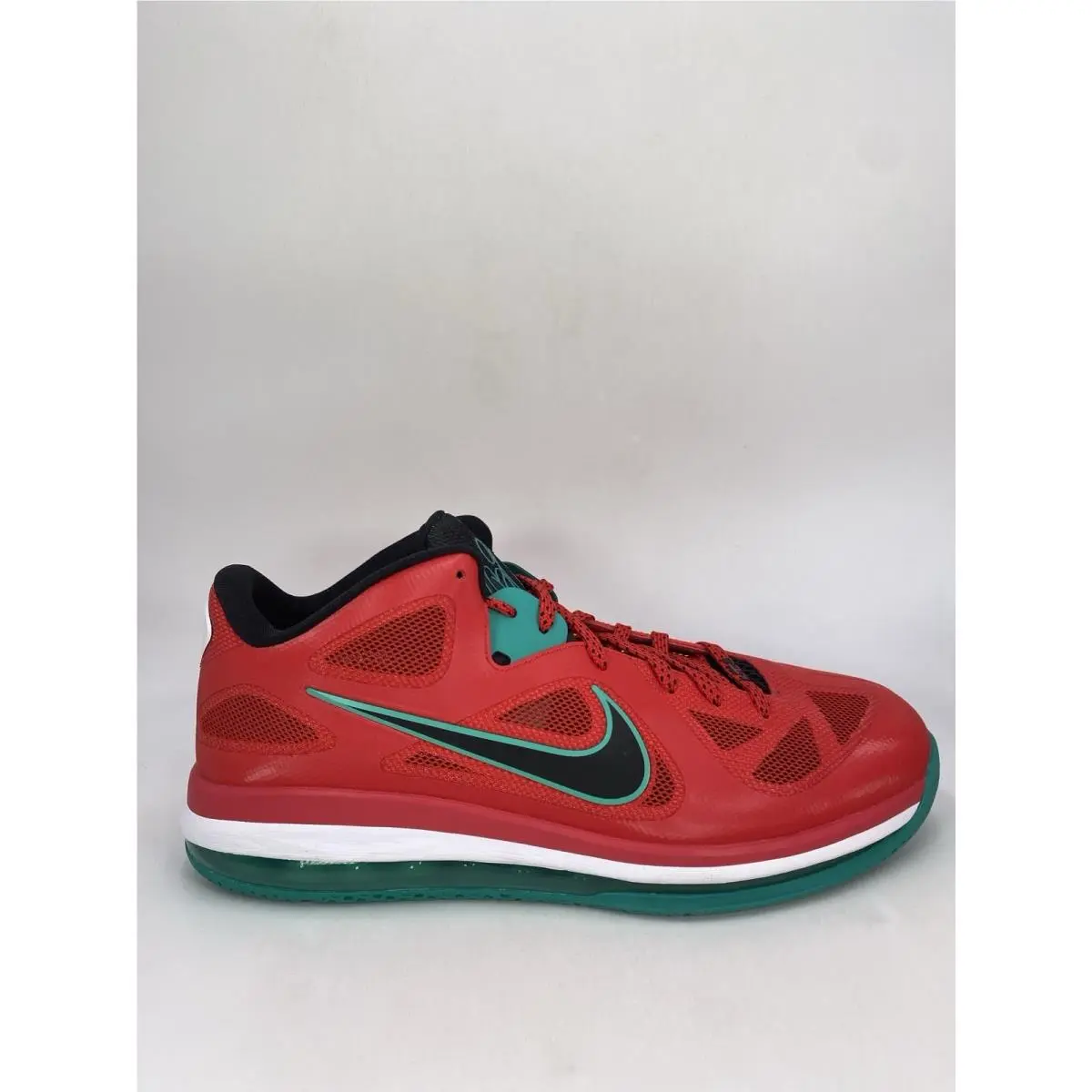 Nike shoes - Nike LeBron IX Low - LeBron Low - DH1485 600 - Action Red/Black-New Green (UPC: 194953638004) 0