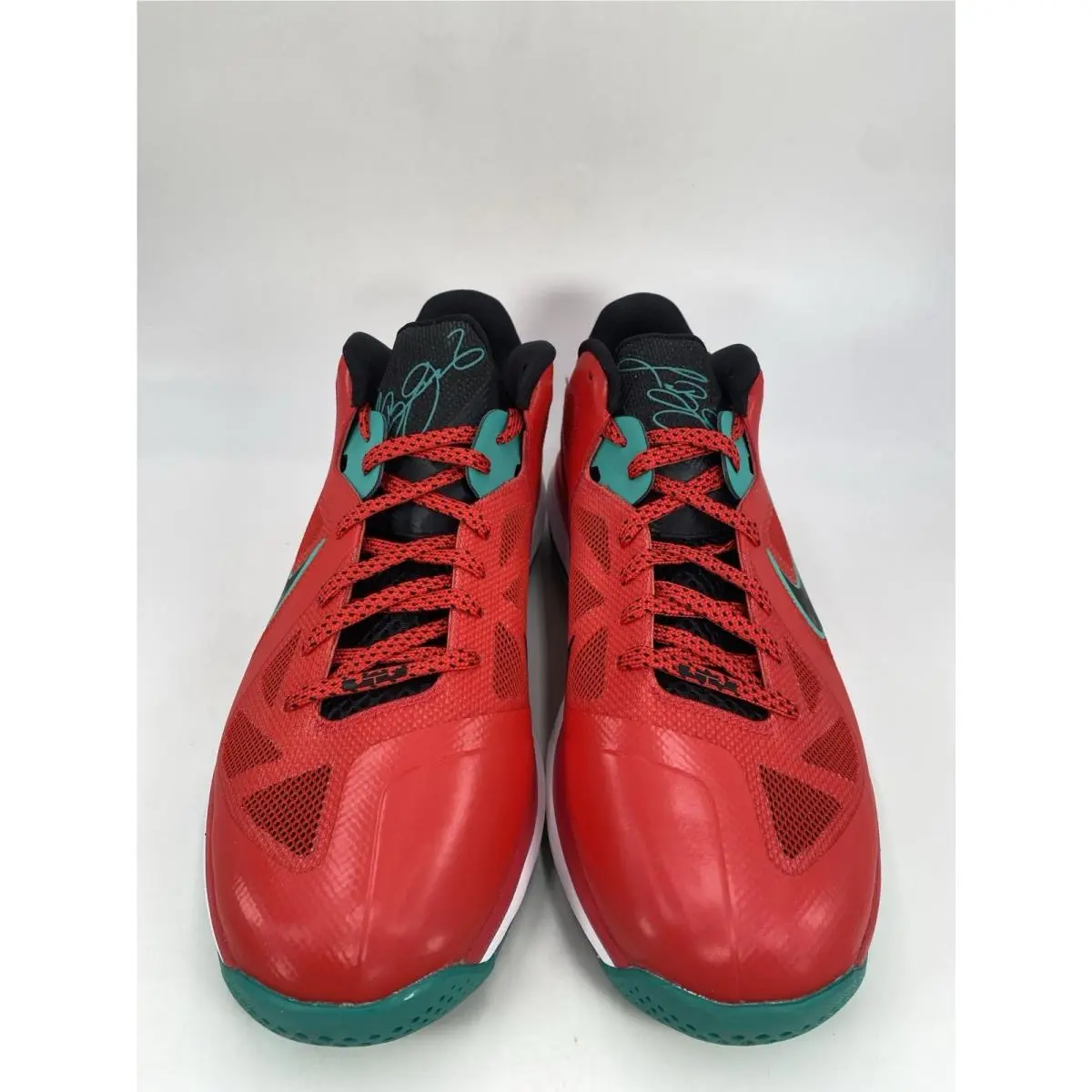 Nike shoes - Nike LeBron IX Low - LeBron Low - DH1485 600 - Action Red/Black-New Green (UPC: 194953638004) 5